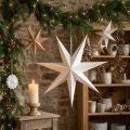 Décorations en forme d'étoiles en papier pour une ambiance festive, à suspendre | Floristik24.be