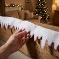 Guirlande de glaçons en polaire avec bordure pailletée 13×180cm 3pcs | Floristik24.be