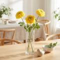 Renoncule artificielle, fleur unique pour une décoration élégante et facile d'entretien, 51 cm, lot de 3. | Floristik24.be