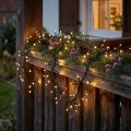 Guirlande lumineuse LED pour extérieur 288er 2,4m noir/blanc chaud | Floristik24.be