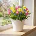 Pot en plastique « Irys » blanc Ø17cm H14cm 1 pc | Floristik24.be