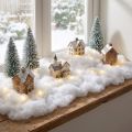 Décoration de neige neige artificielle coton hiver blanc 200g | Floristik24.be