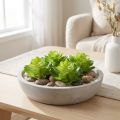 Plante grasse artificielle verte, pour décoration dans un bol ou un vase, 10 cm, lot de 4 | Floristik24.be