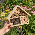 Maison à insectes hôtel à insectes naturel bois de sapin naturel H21cm | Floristik24.be