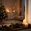 Étoile LED avec compartiment à piles sur support pour rebord de fenêtre et table, 46 cm | Floristik24.be