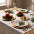 Petites assiettes décoratives rondes et brillantes, 17 cm, lot de 6 | Floristik24.be