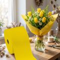 Crêpe Fleur jaune L10cm grammage 128g/m² L250cm 2 pièces | Floristik24.be