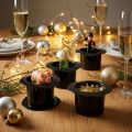 Cylindre noir 7cm 9 pcs | Floristik24.be