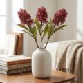 Fleurs artificielles Skimmie bordeaux Skimmia japonica aspect sec 59 cm, lot de 3 | Floristik24.be