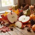 Pommes décoratives fruits artificiels en morceaux 6-7cm 10 pièces | Floristik24.be