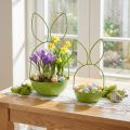 Pot de fleurs lapin pour la décoration printanière et pascale, salon, cuisine, jardin, 33 cm | Floristik24.be