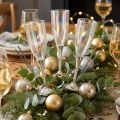 Décoration de réveillon pour flûte à champagne à coller sur fil H9,5 cm 8 pièces | Floristik24.be