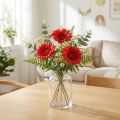Fleurs artificielles Gerbera Rouge 45cm | Floristik24.be