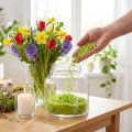 Pierres décoratives 9mm - 13mm vert pomme 2kg | Floristik24.be