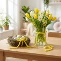 Cordon feutre polaire Mirabell 25m jaune | Floristik24.be