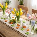 Décoration décorative oiseau et papillon en bois coloré 2cm 144 pcs | Floristik24.be