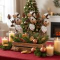 Branches de Noël décoratives mélange artificiel assorti 29cm 3 bouquets | Floristik24.be