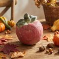 Pomme pour décorer, automne, fruit décoratif en béton, décoration de table Ø13cm | Floristik24.be