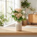 Boule boule de neige vert rose blanc artificiel 49cm | Floristik24.be