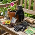 Gants de jardinage en nylon Kixx taille 10 noir | Floristik24.be