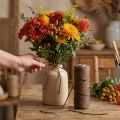 Fil à mèche, cordon de laine marron, 55 m, ficelle décorative pour l'art floral et les loisirs créatifs | Floristik24.be