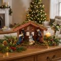 Nativité Noël 20cm x 9cm x 14cm | Floristik24.be