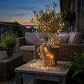 Guirlande lumineuse LED fil guirlande lumineuse minuterie extérieur 180cm | Floristik24.be