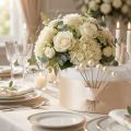 Épingles à tête de nacre Ø6 mm 65 mm Champagne | Floristik24.be