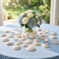 Coquillages décoratifs en coquille Saint-Jacques naturels 3,5 cm–4 cm 300 g | Floristik24.be