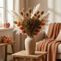 Fleurs séchées de genêt, vert olive, 160 g, 48 cm | Floristik24.be