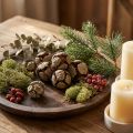 Cônes de cyprès naturels, 3 cm, 500 g | Floristik24.be
