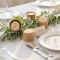 Têtes de roses stabilisées, décoration de table durable pour une ambiance romantique, décoration de mariage, 5 cm, lot de 6 | Floristik24.be