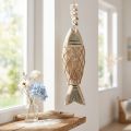 Déco poisson, déco poisson en bois, pendentif poisson bois 21cm | Floristik24.be