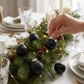 Boules de Noël noires en verre mini mat brillant Ø3cm 22 pcs | Floristik24.be