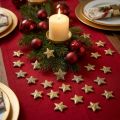 Étoiles pailletées dorées 1,5cm 144 pcs | Floristik24.be