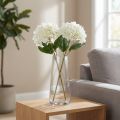 Fleur d'hortensia artificielle pour une décoration intérieure élégante et moderne, 80 cm, lot de 2 | Floristik24.be