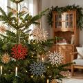 Étoiles décoratives en bois à suspendre – Set de 8 pièces | Floristik24.be