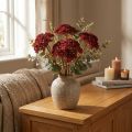 Achillée millefeuille fleurs artificielles rouge Achillea artificiel H30cm 6 pcs | Floristik24.be