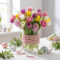 Cordon feutre polaire Mirabell 25m rose | Floristik24.be
