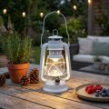 Lanterne LED dimmable blanc chaud 24,5cm avec 15 lampes | Floristik24.be
