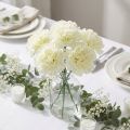 Carnation Blossom Blanc Ø9cm 12pcs | Floristik24.be