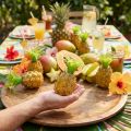 Mini ananas décoratifs artificiels pour fêtes tropicales (6 pièces) | Floristik24.be