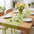 Déco polaire Sizoweb chemin de table vert citron 30cm 5m | Floristik24.be