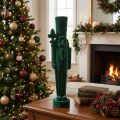 Casse-Noisette en figurine, debout, décoration de Noël, floquée, 77 cm | Floristik24.be