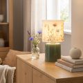 Lampe de table LED à motif floral pour un éclairage élégant du salon, 23 cm | Floristik24.be
