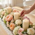 Bougie pilier 120/60 crème 16 pcs | Floristik24.be