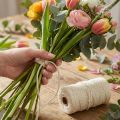 Ruban de jute ruban de jute ruban de jute crème ruban décoratif blanc Ø4mm 100m | Floristik24.be
