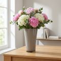 Vase « Fizzy » Ø16cm H27cm gris platine 1 pc | Floristik24.be