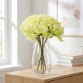 Bouquet de chrysanthèmes crème artificielle, jaune 28cm 6pcs | Floristik24.be