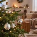 Boule en verre, décorations d'arbre, boule de sapin de Noël argent H8.5cm Ø7.5cm vrai verre 12pcs | Floristik24.be